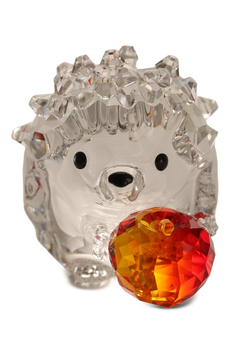 Фигурка hedgehog with apple SWAROVSKI прозрачного цвета, арт. 5706255 | Фото 1 (Региональные ограничения белый список (Axapta Mercury): Не проставлено; Нос: Не проставлено; Ограничения доставки: fragile-2)