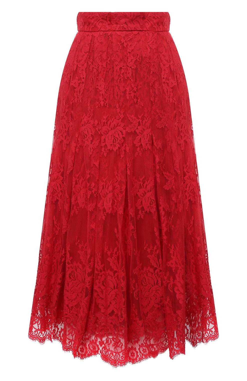 Юбка DOLCE & GABBANA красного цвета по цене 191500 руб., арт. F4BR5T/HLMJ8, фото 1 Юбка DOLCE & GABBANA, арт. F4BR5T/HLMJ8, фото 1