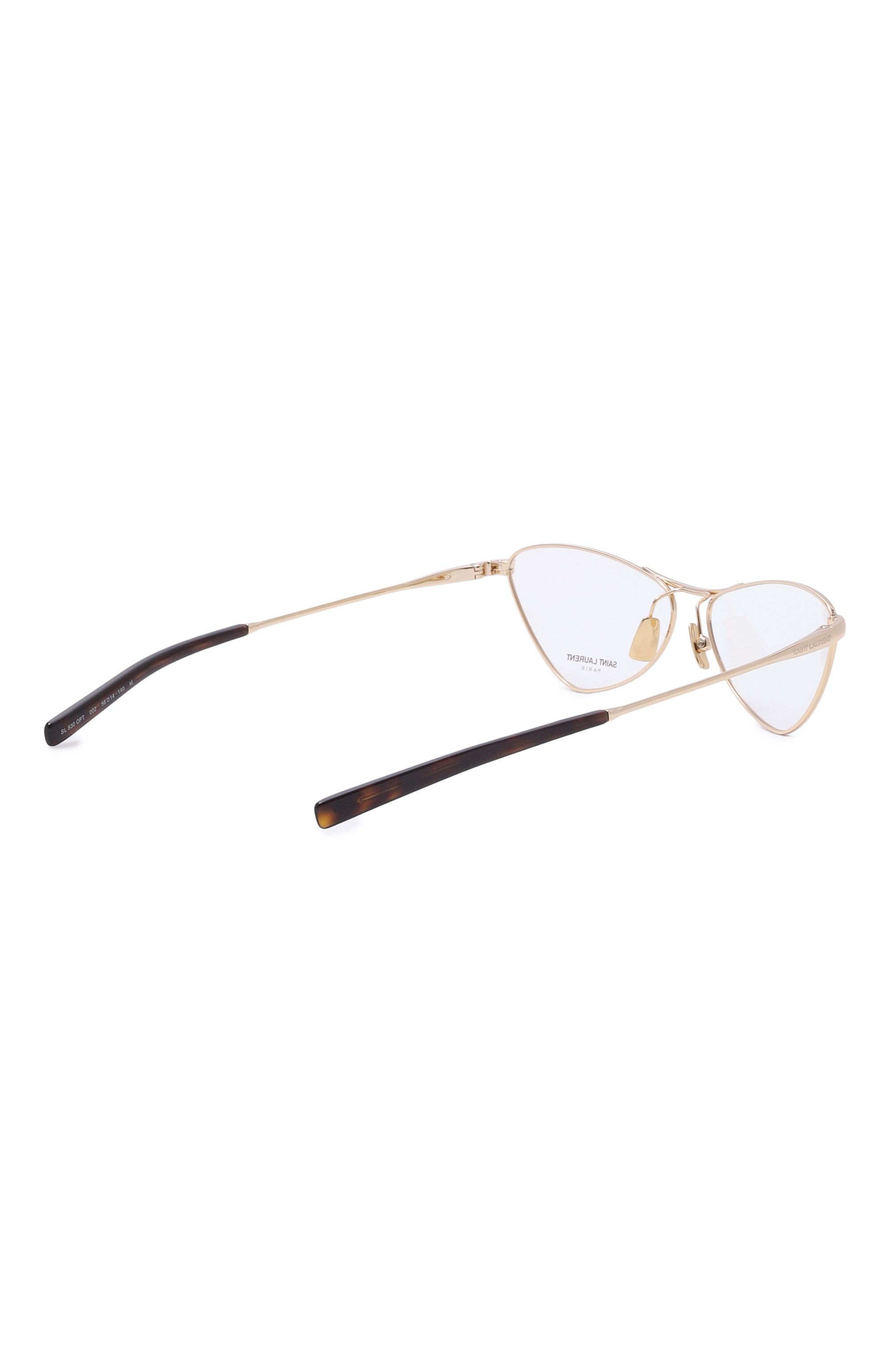 Оправа SAINT LAURENT золотого цвета по цене 37700 руб., арт. SL 830 0PT 002, фото 4 Оправа SAINT LAURENT, арт. SL 830 0PT 002, фото 4