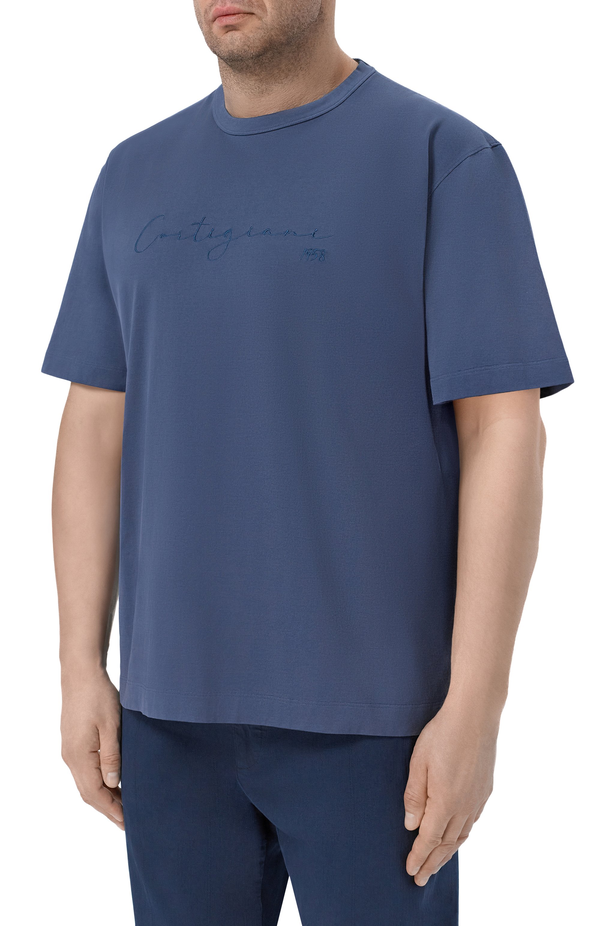 Хлопковая футболка CORTIGIANI, арт. 4AJ601, фото 3