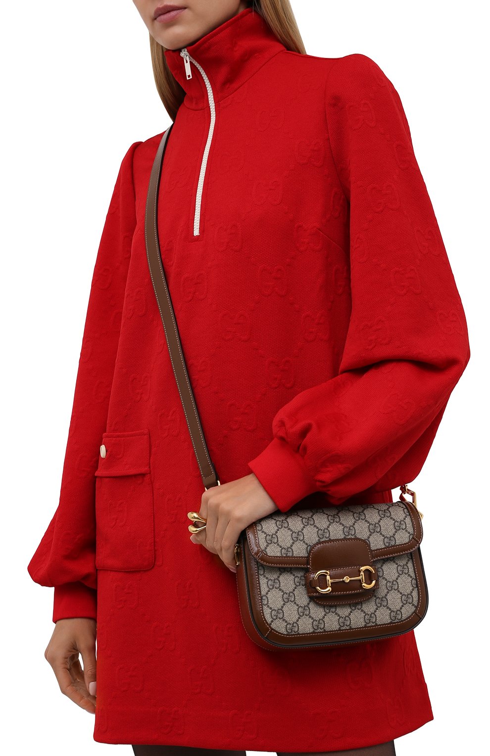 Сумка gg 1955 horsebit GUCCI, арт. 658574/HUHHG, фото 5