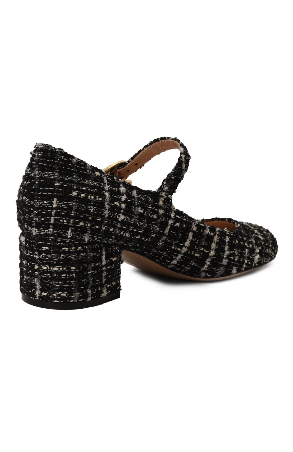 Текстильные туфли ribbon GIANVITO ROSSI, арт. G22101.45RIC.BCLNER0, фото 5