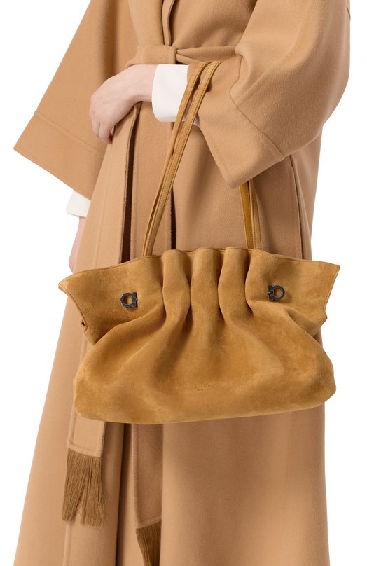 Сумка Soft-Bag medium Ferragamo 219960/783270 Бежевый  219960/783270 Фото 8