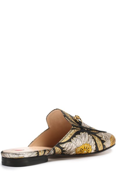 Текстильные сабо princetown с вышивкой GUCCI, арт. 432773/K6T30, фото 3
