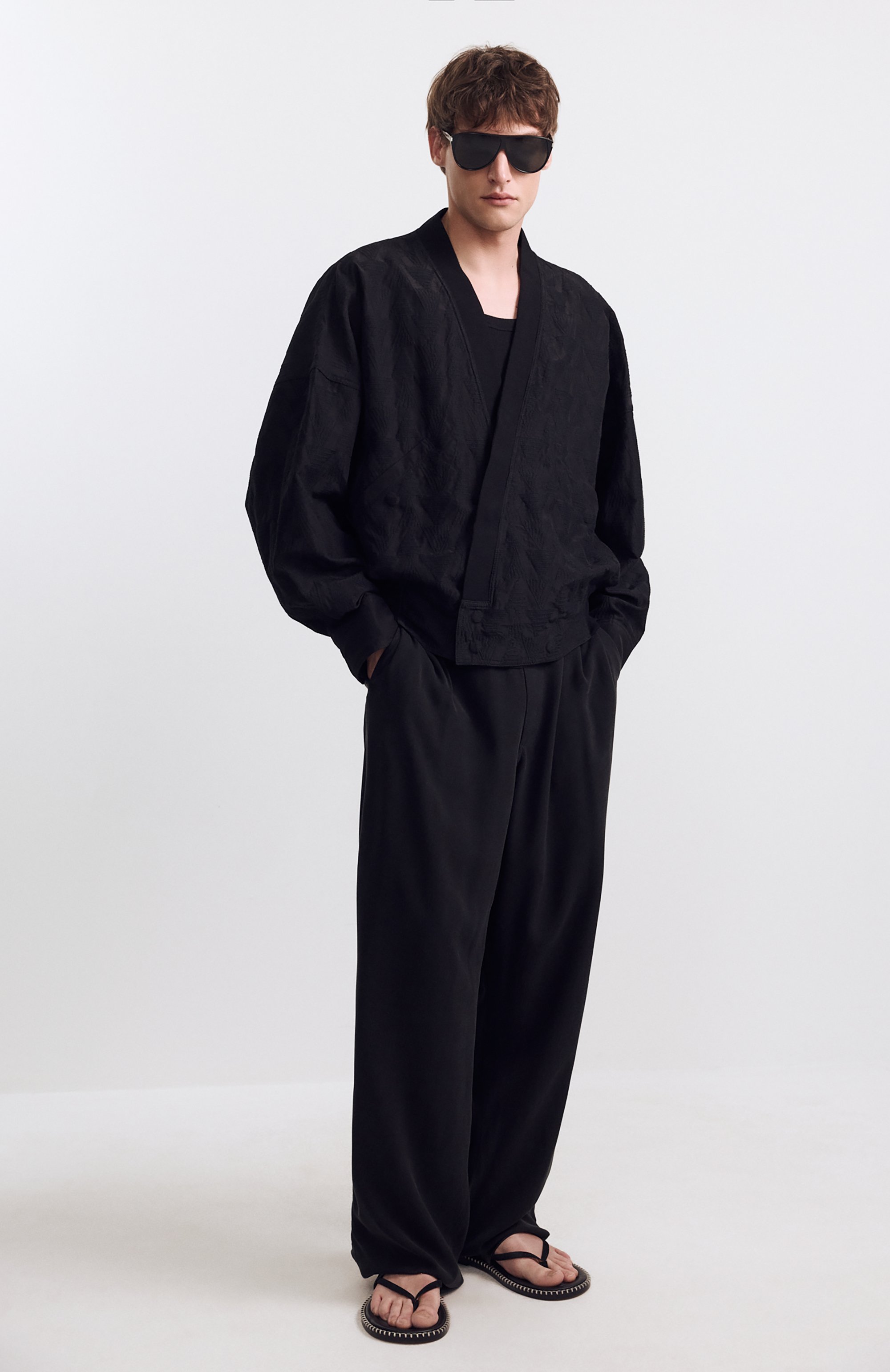 Бомбер из вискозы и льна GIORGIO ARMANI, арт. GM003367/AF26192, фото 6