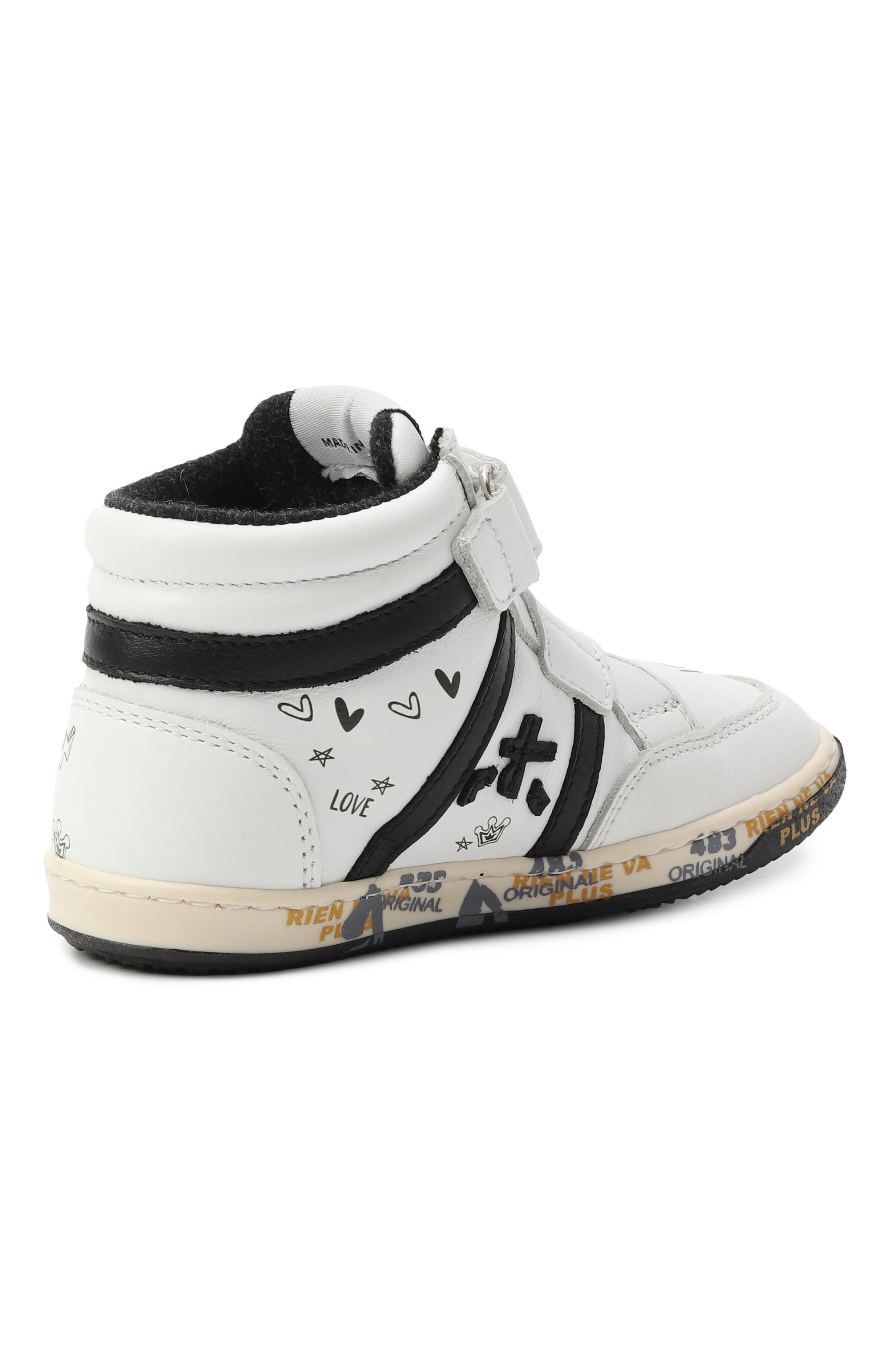 Кожаные кеды wally PREMIATA WILL BE, арт. 24K342507/BABY WALLY V K/20-26, фото 3