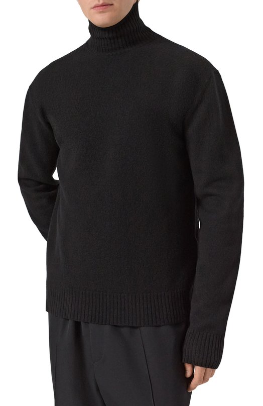 Шерстяной свитер Jil Sander J22GP0224/J14603 Чёрный  J22GP0224/J14603 Фото 3