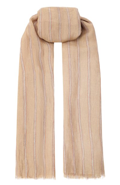 Женская льняной палантин BRUNELLO CUCINELLI, арт. MSCDAGL42