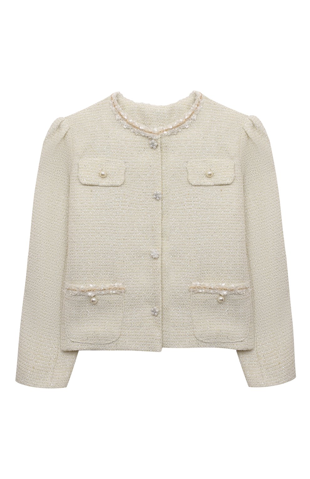 Жакет DESIGNERS CAT кремового цвета по цене 39950 руб., арт. 100000K01001458/14A-16A, фото 1 Жакет DESIGNERS CAT, арт. 100000K01001458/14A-16A, фото 1