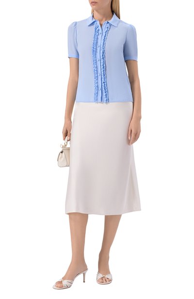 Женская шелковая блузка MVST, арт. M26.2PW.B019/F090 CREP0N