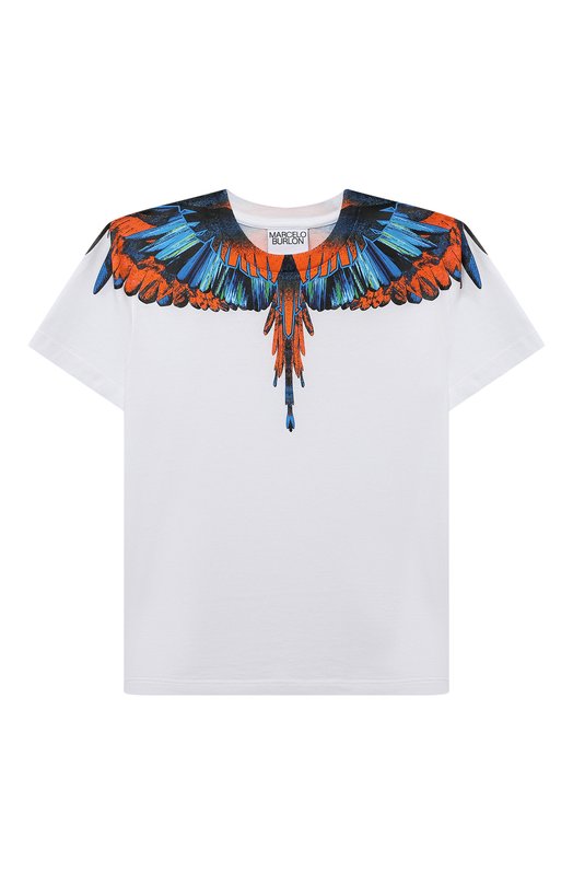 

Хлопковая футболка Marcelo Burlon Kids of Milan, Белый
