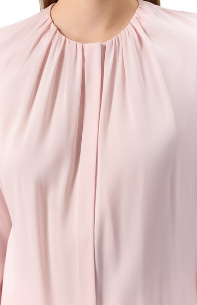 Шелковая блузка BOSS розового цвета по цене 29850 руб., арт. 50538481, фото 5 Шелковая блузка BOSS, арт. 50538481, фото 5