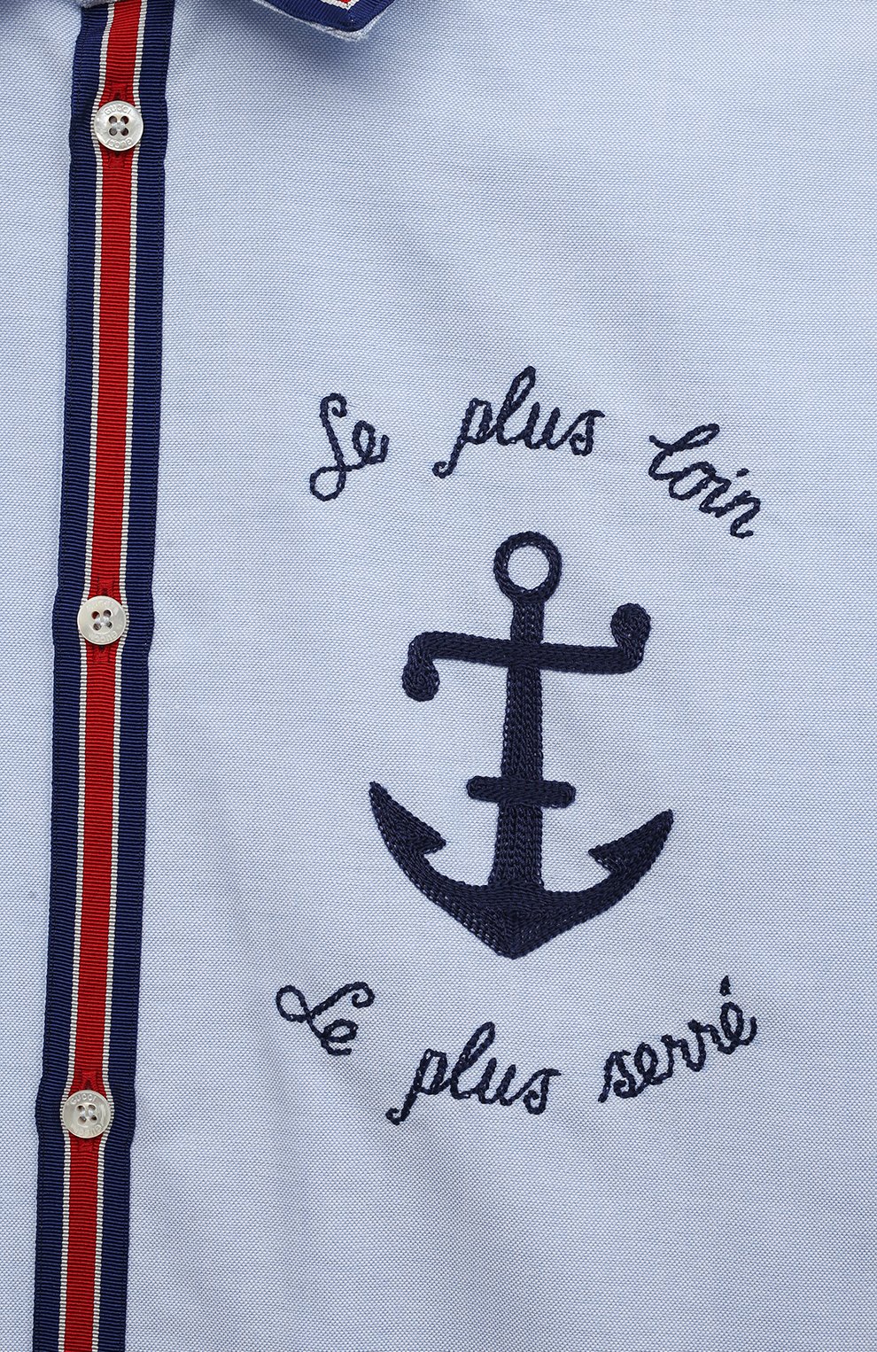 Хлопковая рубашка GUCCI, арт. 600371 XWAHO, фото 3