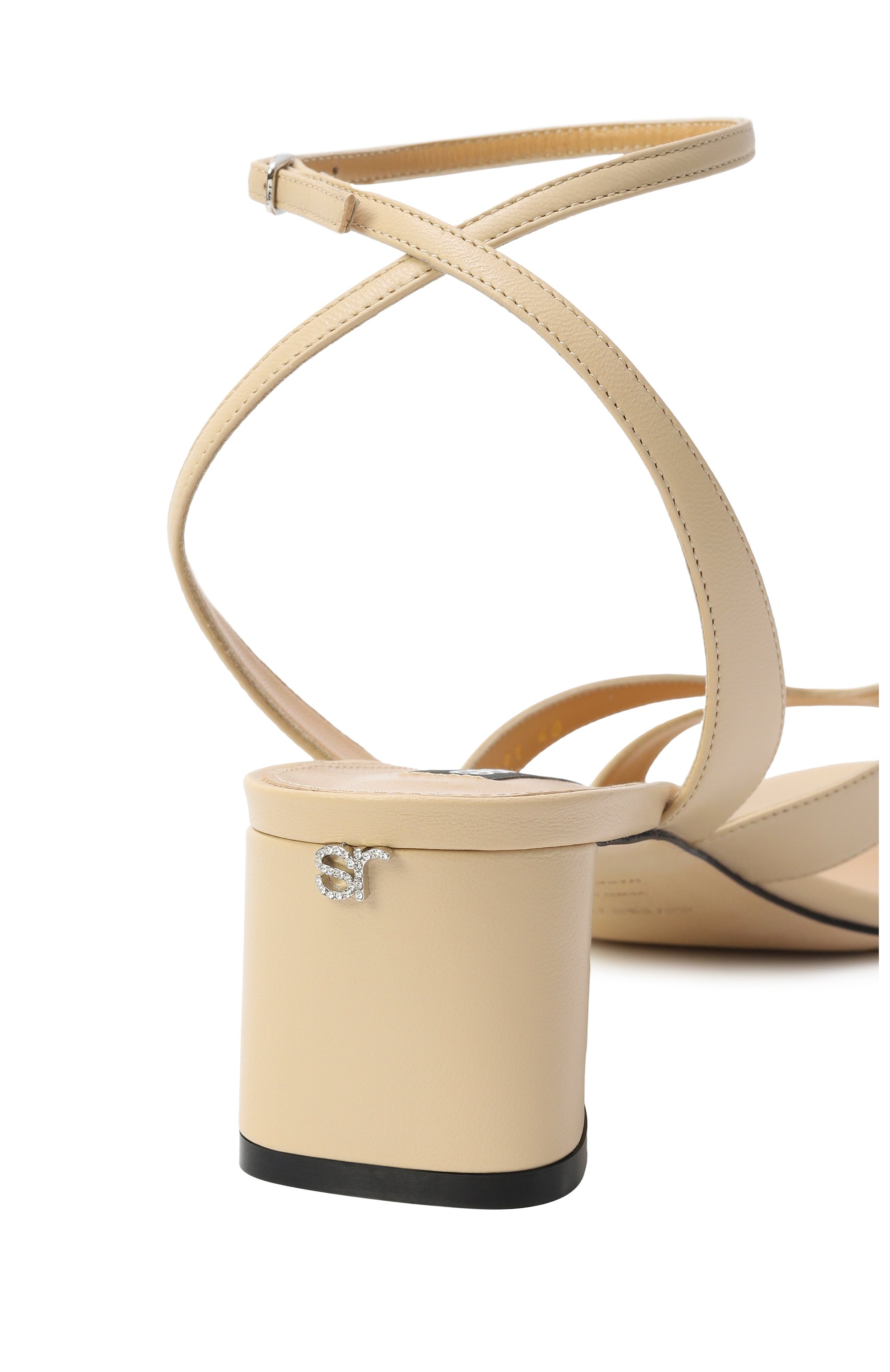 Кожаные босоножки sr pilier 50 SERGIO ROSSI, арт. B11191/MNAN07, фото 7