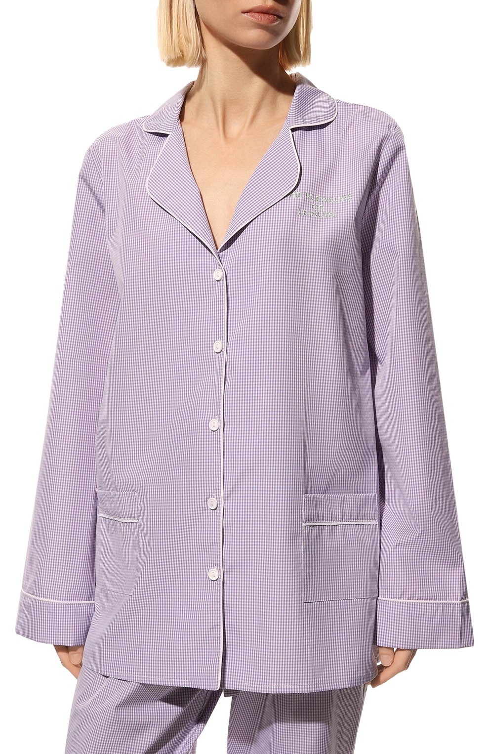 Хлопковая пижама PRIMROSE сиреневого цвета по цене 17000 руб., арт. 1W.109RB.X029, фото 3 Хлопковая пижама PRIMROSE, арт. 1W.109RB.X029, фото 3