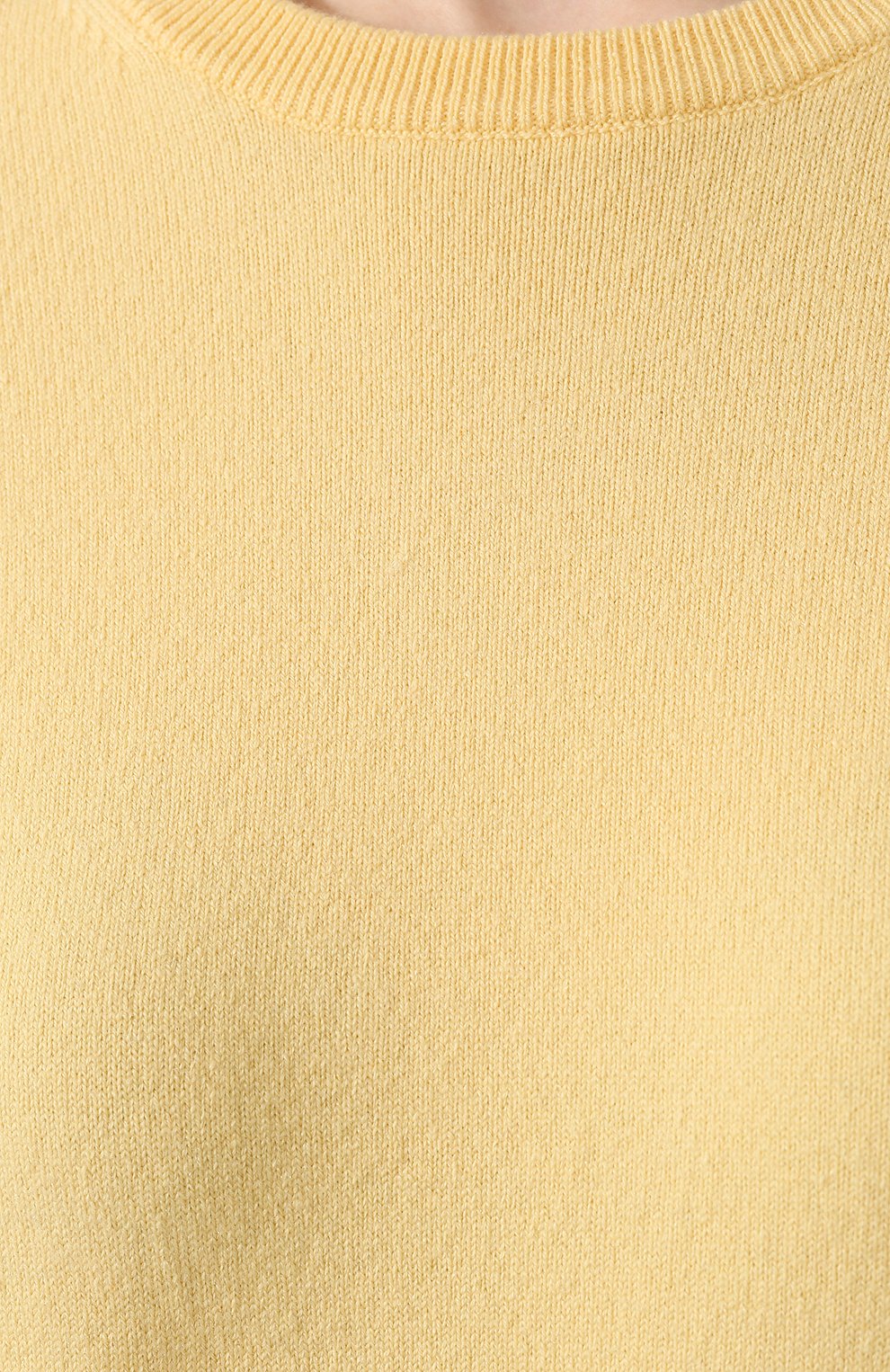 Кашемировая футболка EXTREME CASHMERE желтого цвета по цене 29700 руб., арт. 064/TSHIRT, фото 5 Кашемировая футболка EXTREME CASHMERE, арт. 064/TSHIRT, фото 5