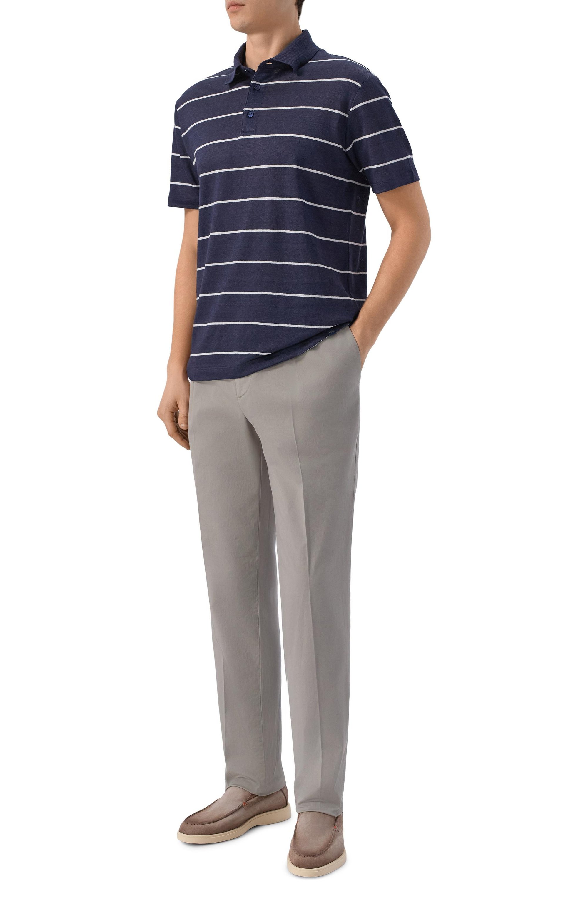 Льняное поло PAUL&SHARK, арт. 26411201_001, фото 2