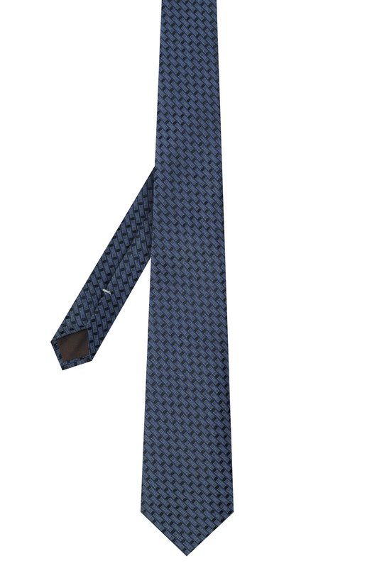 Шелковый галстук Canali 18/HJ04496 Синий  18/HJ04496 Фото 3