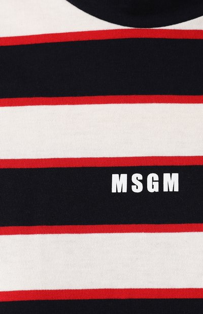 Хлопковая футболка MSGM разноцветного цвета по цене 11300 руб., арт. 2641MDM88A 195293, фото 5 Хлопковая футболка MSGM, арт. 2641MDM88A 195293, фото 5