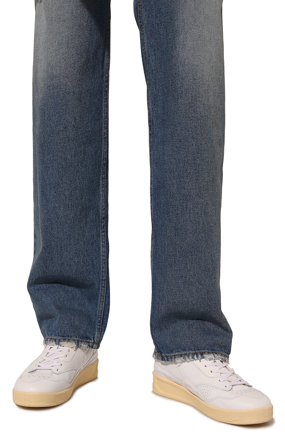 Кожаные кеды JIL SANDER, арт. J32WS0016-P4869, фото 3