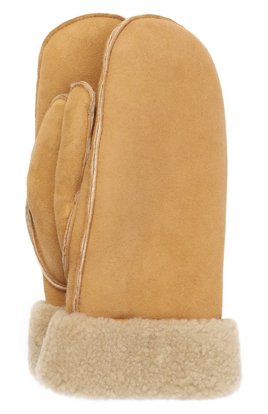 Варежки из овчины Miu Miu