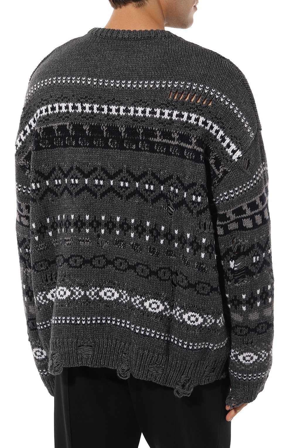 Свитер JUUN.J серого цвета по цене 72050 руб., арт. JC3X51P31/3, фото 4 Свитер JUUN.J, арт. JC3X51P31/3, фото 4