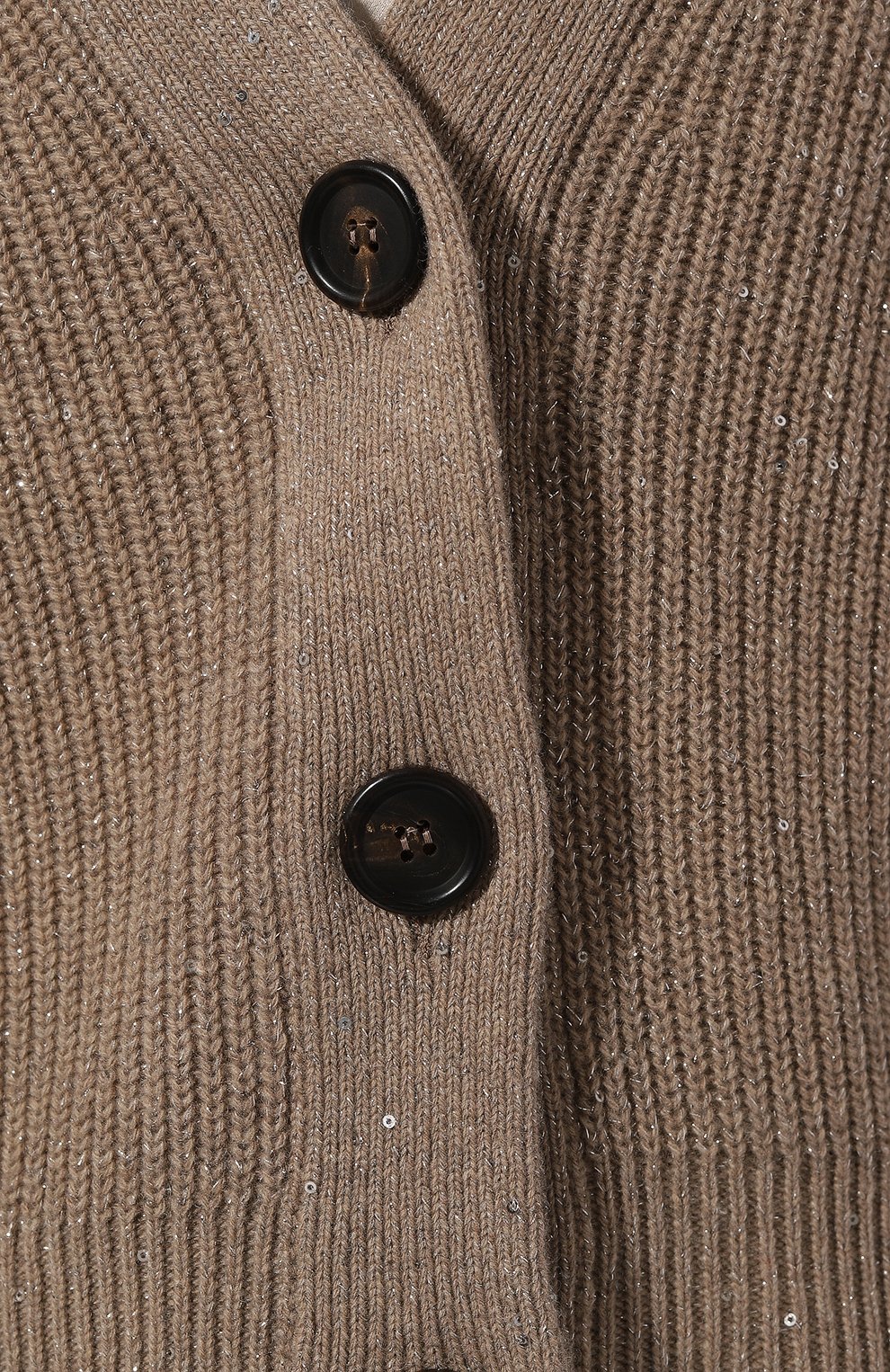 Кардиган из кашемира и шерсти BRUNELLO CUCINELLI бежевого цвета по цене 216000 руб., арт. MBM756906P, фото 5 Кардиган из кашемира и шерсти BRUNELLO CUCINELLI, арт. MBM756906P, фото 5