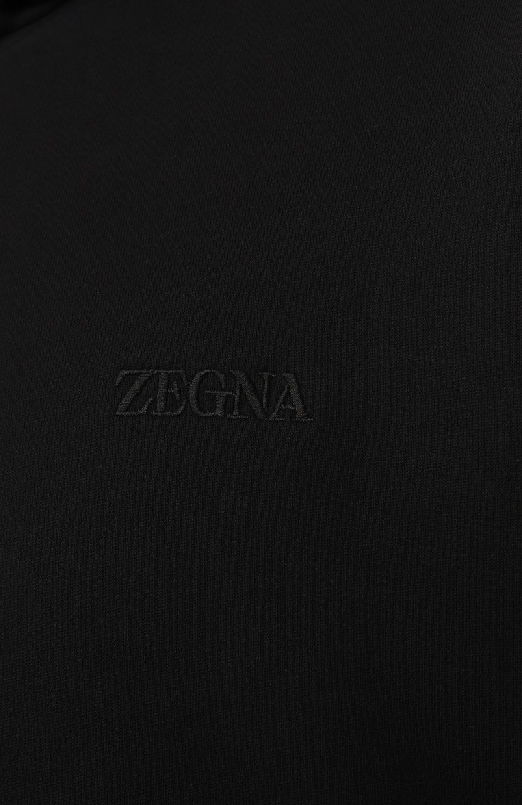 Хлопковое худи ZEGNA, арт. N6MH0/194, фото 1