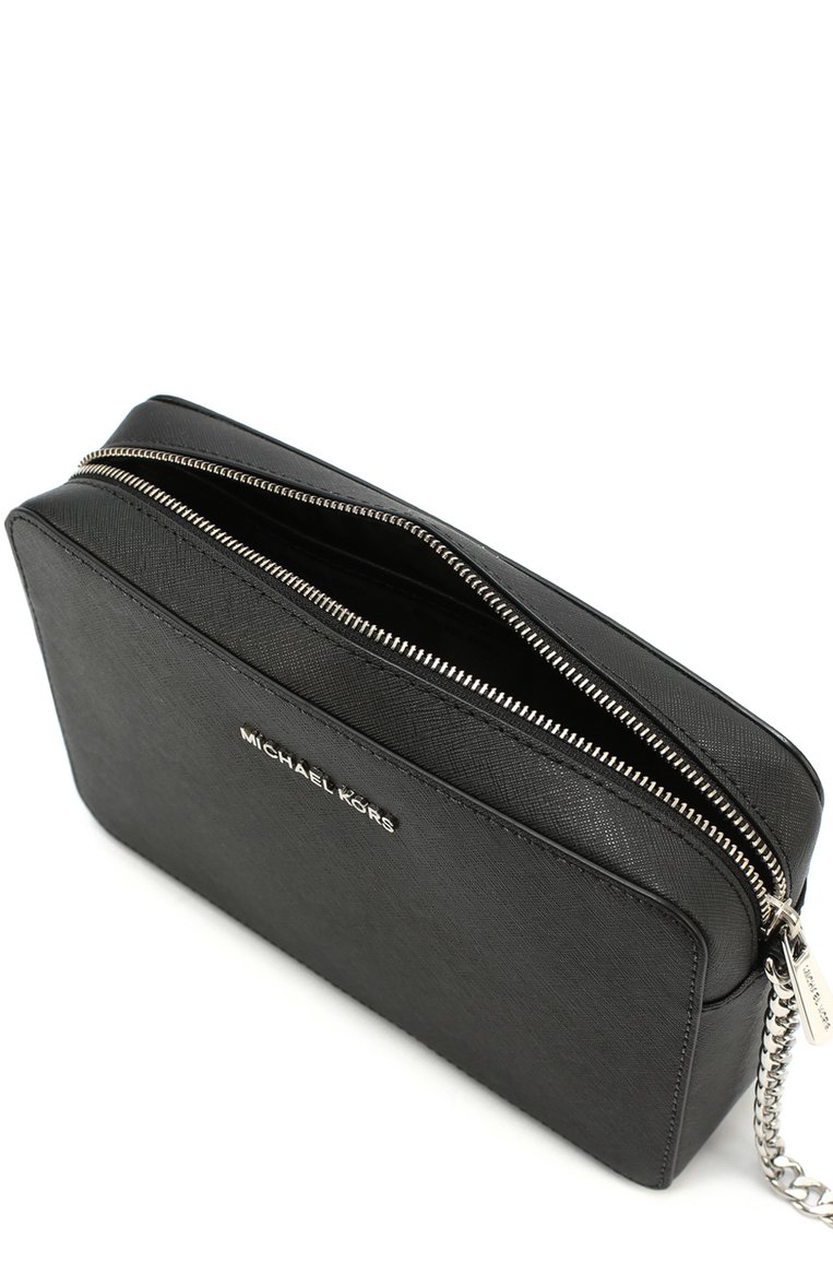 Jet set crossbody michael kors black hotsell