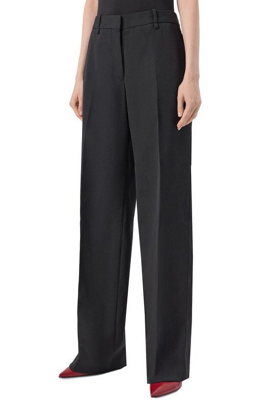 Шерстяные брюки Jil Sander J02KA0347/J40002 Чёрный  J02KA0347/J40002 Фото 3