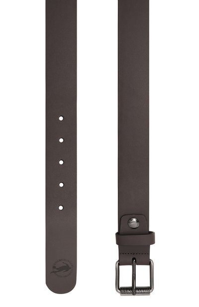 Кожаный ремень DIRK BIKKEMBERGS темно-серого цвета по цене 11450 руб., арт. BKCU00449M, фото 3 Кожаный ремень DIRK BIKKEMBERGS, арт. BKCU00449M, фото 3