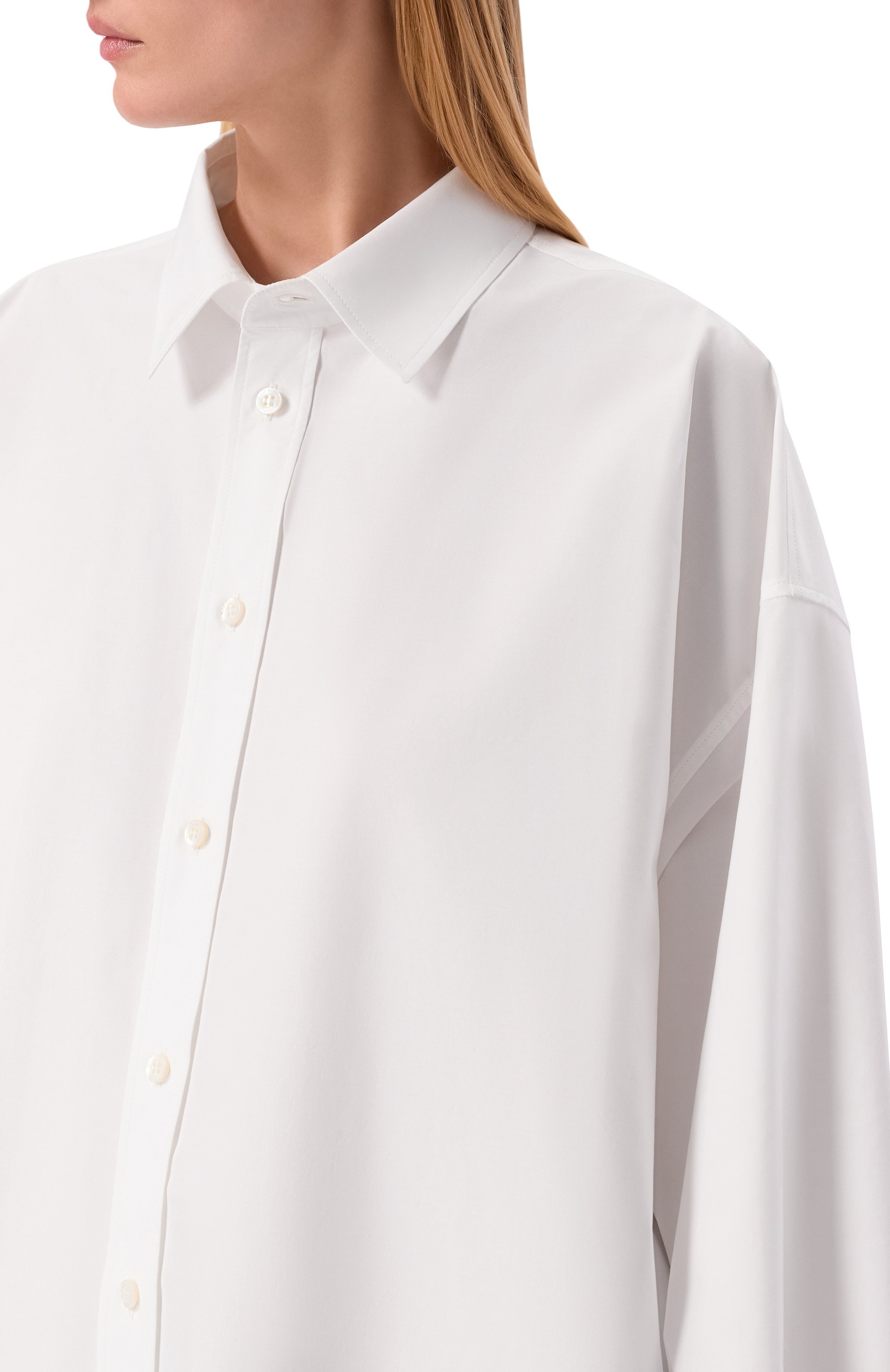 Хлопковая рубашка BALENCIAGA, арт. 857835/TRM28, фото 5