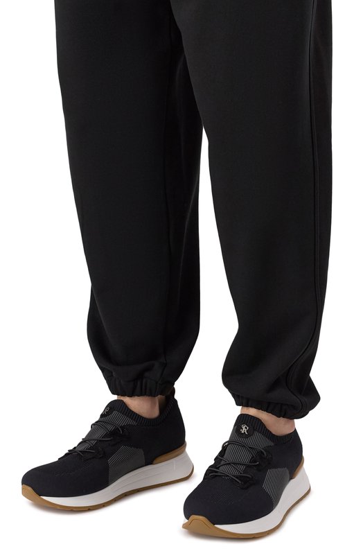 Текстильные кроссовки Stefano Ricci UZ26EG2324/TSSDP Чёрный  UZ26EG2324/TSSDP Фото 3
