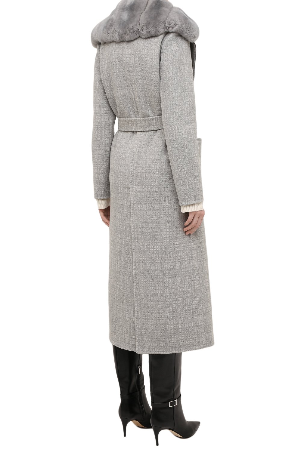 Пальто с меховым воротником FABIO GAVAZZI, арт. FGA0579PI, фото 4