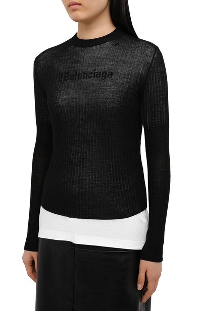 Шерстяной пуловер BALENCIAGA, арт. 641359/T1579, фото 3