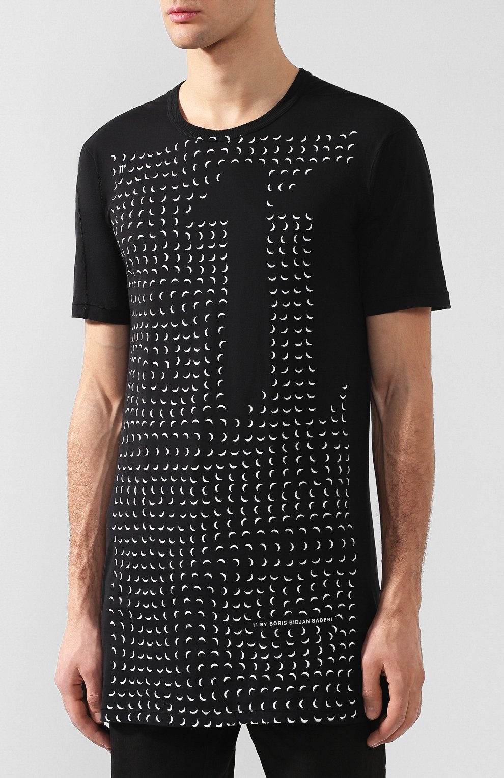 Хлопковая футболка 11 BY BORIS BIDJAN SABERI, арт. TS1/F-1101/DYE, фото 3