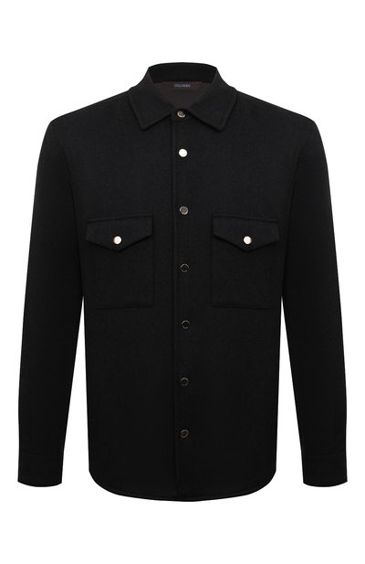 Мужская куртка-рубашка из шелка и кашемира COLOMBO, арт. GI00463/50504-U