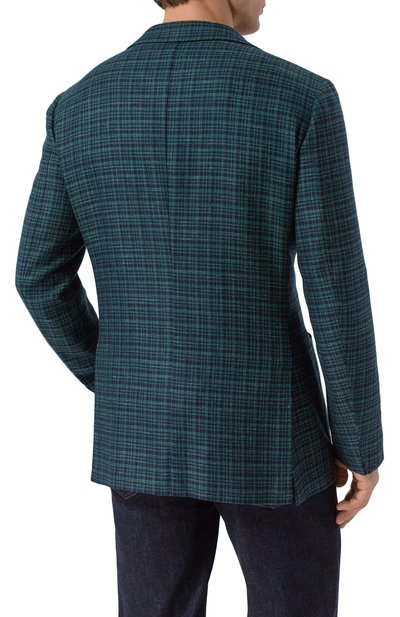 Пиджак из кашемира и шерсти KITON, ар�т. UG81K0116G28, фото 5