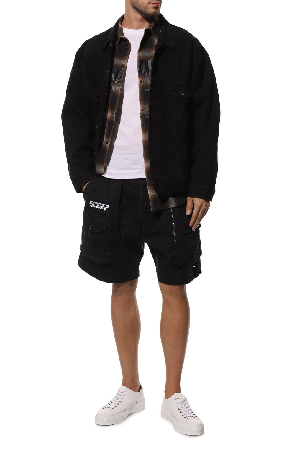 Хлопковые шорты-карго DSQUARED2, арт. S74MU0751/S39021, фото 2