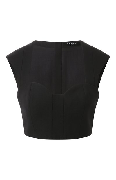 Женский шерстяной топ BALMAIN, арт. DF1AB430/WC09