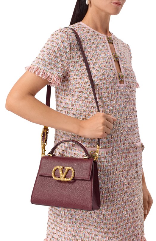 Сумка Vsling small Valentino 7W2B0F53/XPW Бордовый  7W2B0F53/XPW Фото 2