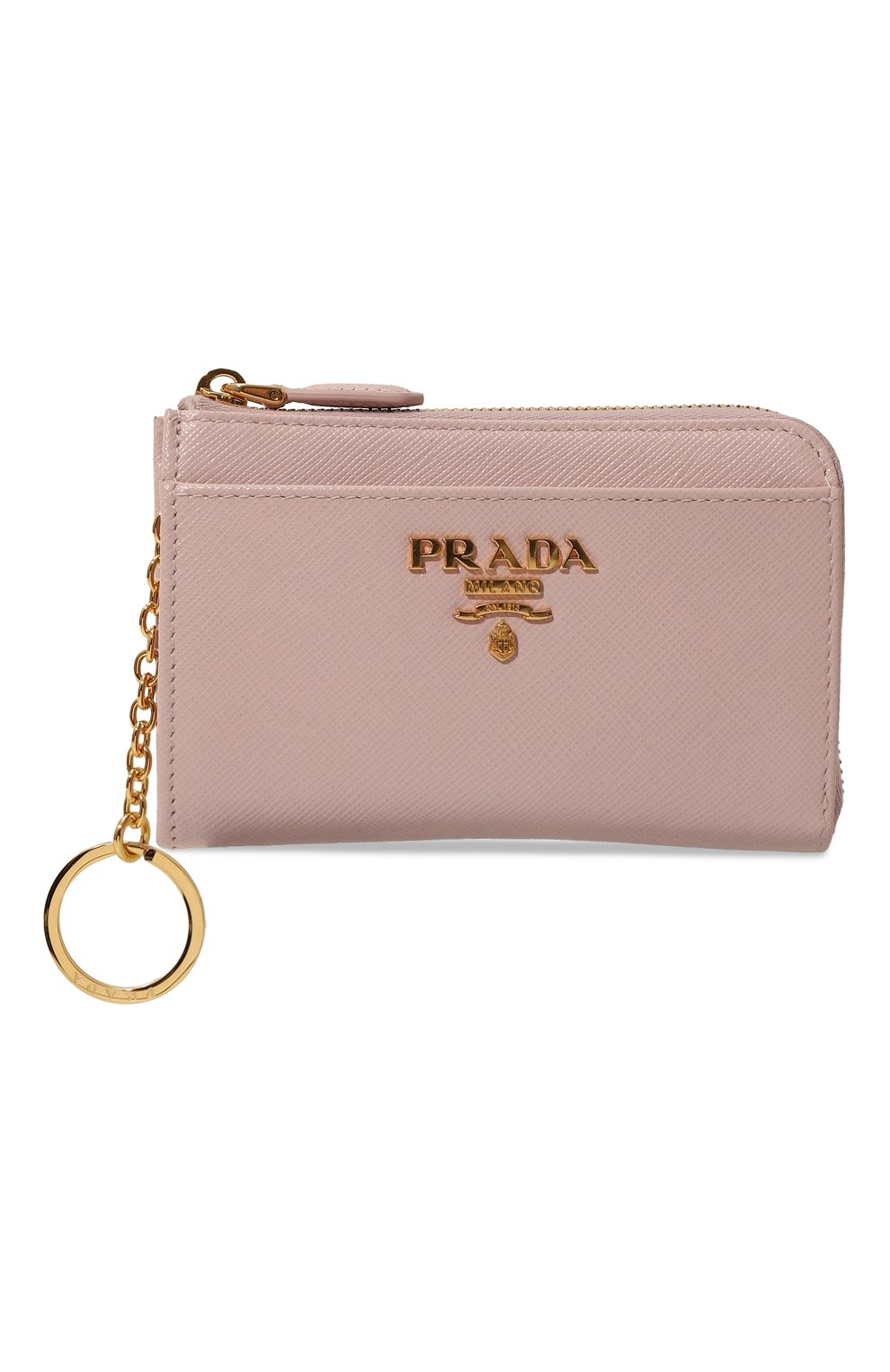 Кожаная ключница PRADA розового цвета по цене 53000 руб., арт. 1PP122-QWA-F0E18, фото 4 Кожаная ключница PRADA, арт. 1PP122-QWA-F0E18, фото 4