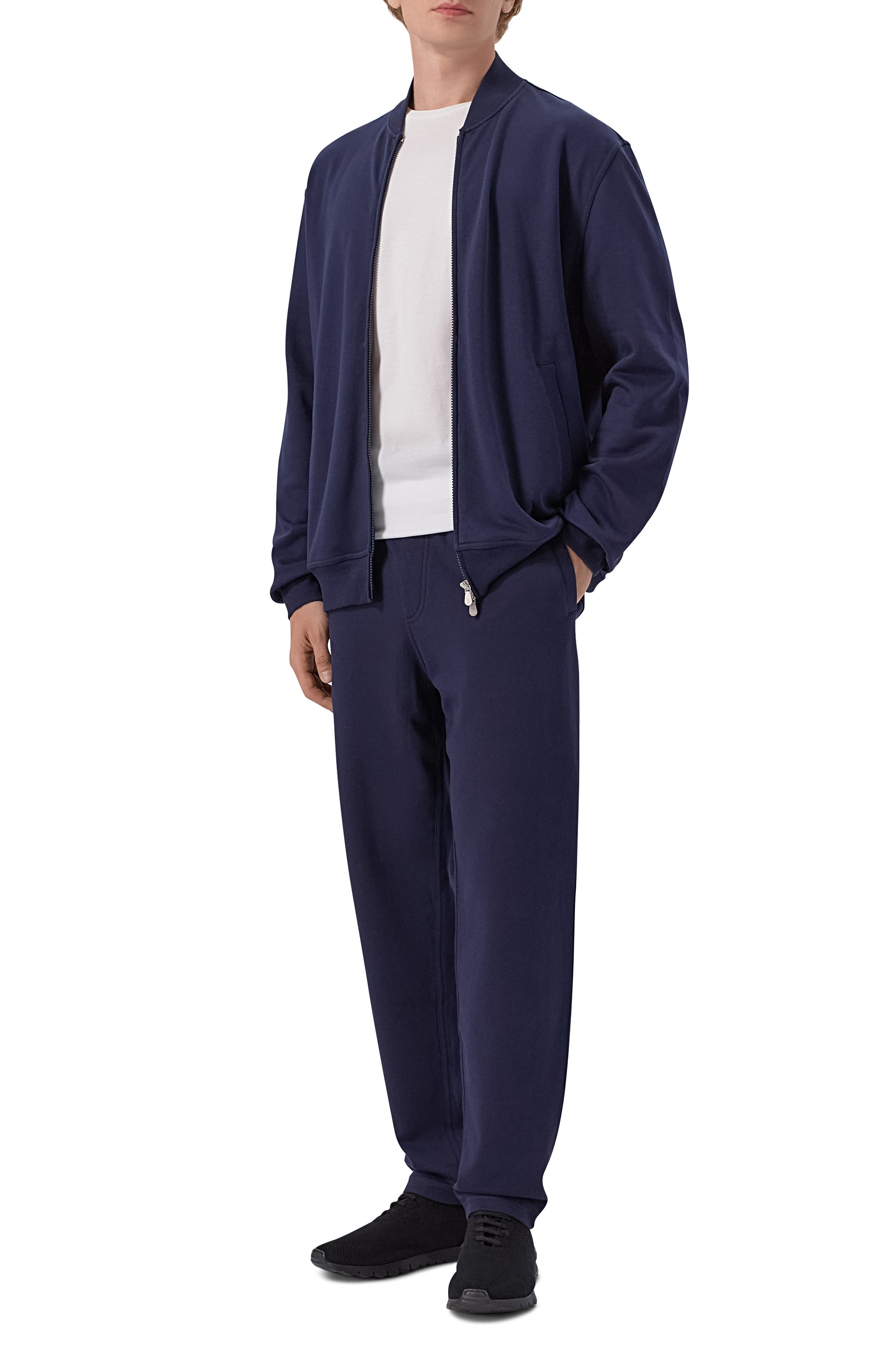 Текстильные кроссовки KITON черного цвета по цене 112000 руб., арт. USSFITBN00847, фото 2 Текстильные кроссовки KITON, арт. USSFITBN00847, фото 2