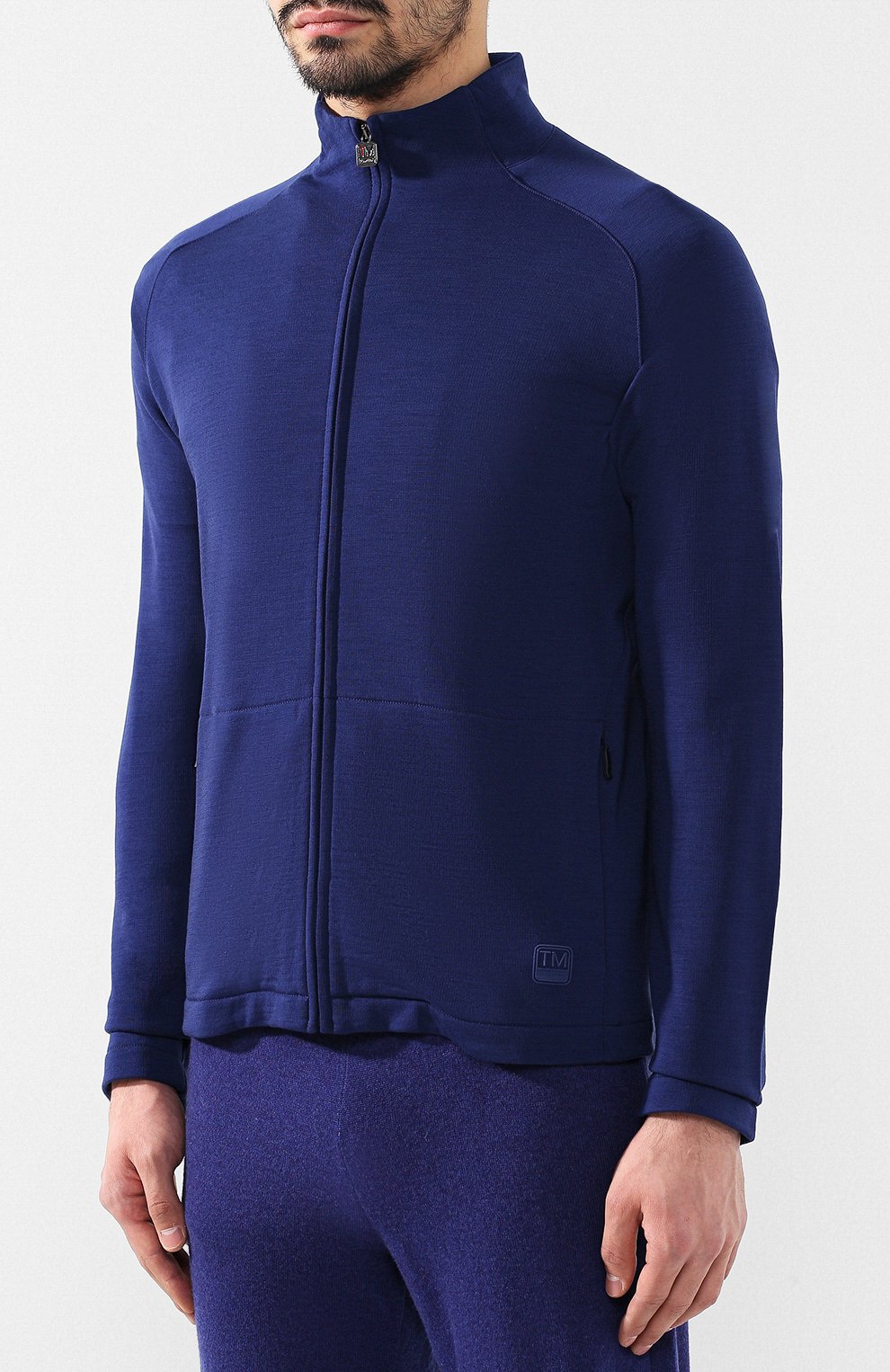 Шерстяной кардиган ZEGNA синего цвета по цене 82600 руб., арт. VS475/ZZT868, фото 3 Шерстяной кардиган ZEGNA, арт. VS475/ZZT868, фото 3