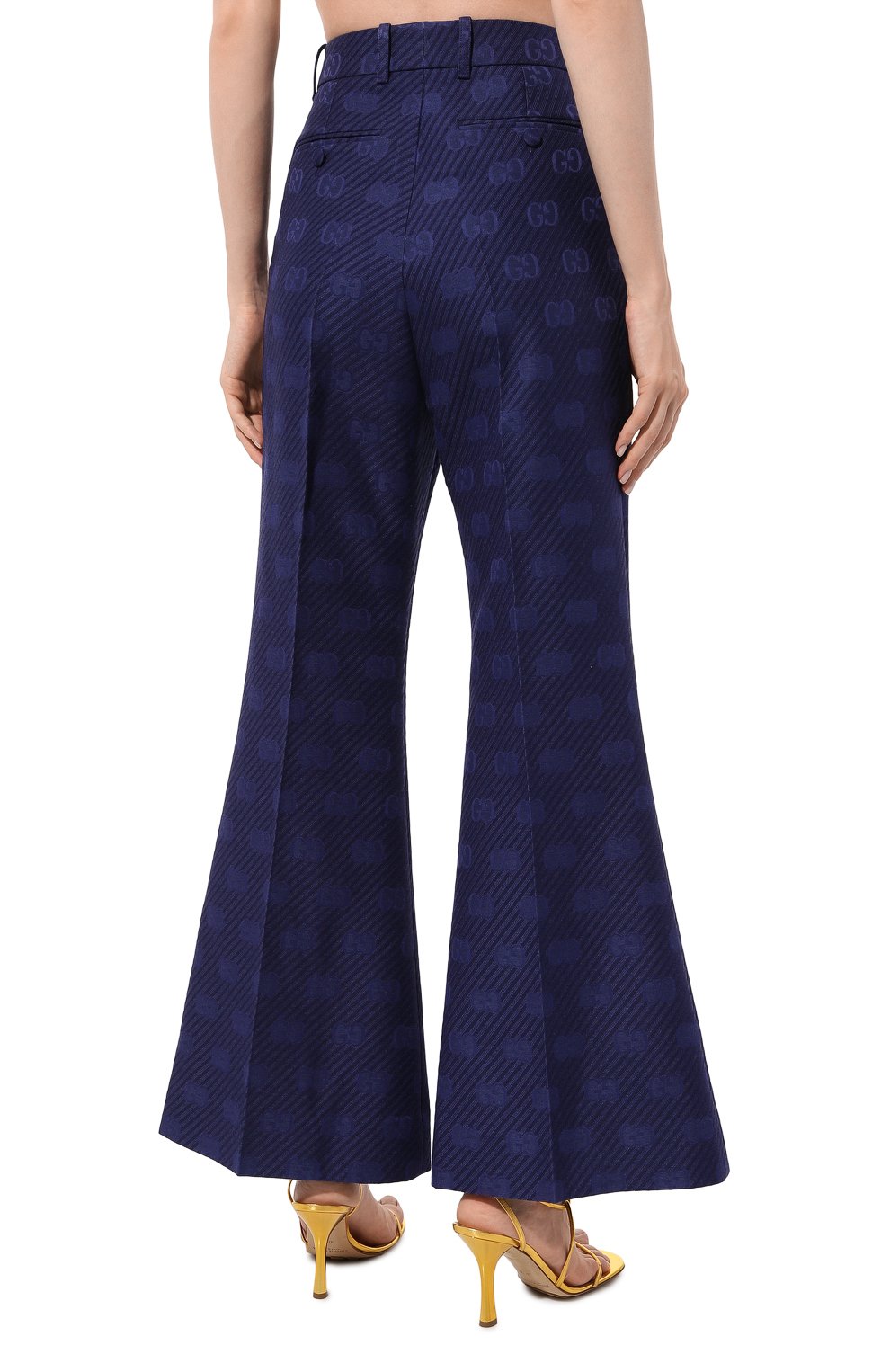 Брюки из шерсти и шелка GUCCI, арт. 607928 ZADC7, фото 4