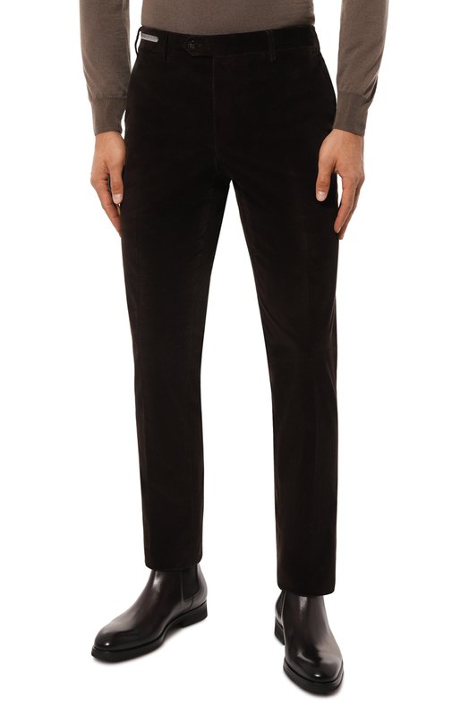 Вельветовые брюки Corneliani 944B01-9418502 Коричневый  944B01-9418502 Фото 3