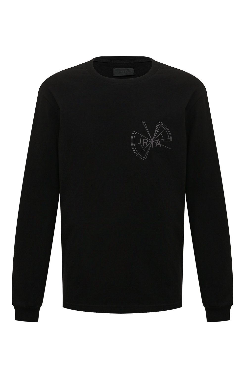 Хлопковый лонгслив RTA, арт. MS22-A832-0049BGATE, фото 1