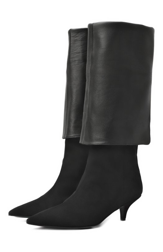 

Кожаные сапоги Patrizia Pepe, Чёрный