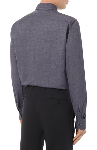 Хлопковая сорочка CANALI, арт. N798/GR03025, фото 5