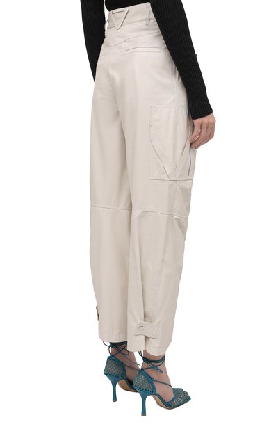 Кожаные брюки BOTTEGA VENETA, арт. 679848/V1CY0, фото 4